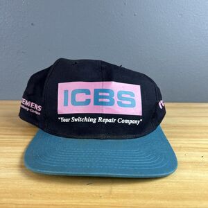 Vintage ICBS Repair Company Litepro Mesh Snapback Hat Cap.